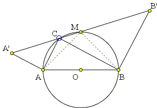 pythagorean theorem from Bottema's theorem